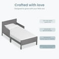 thumbnail image 2 of Dream On Me Holland Toddler Bed made with Sustainable New Zealand Pinewood, Steel Grey, 2 of 7