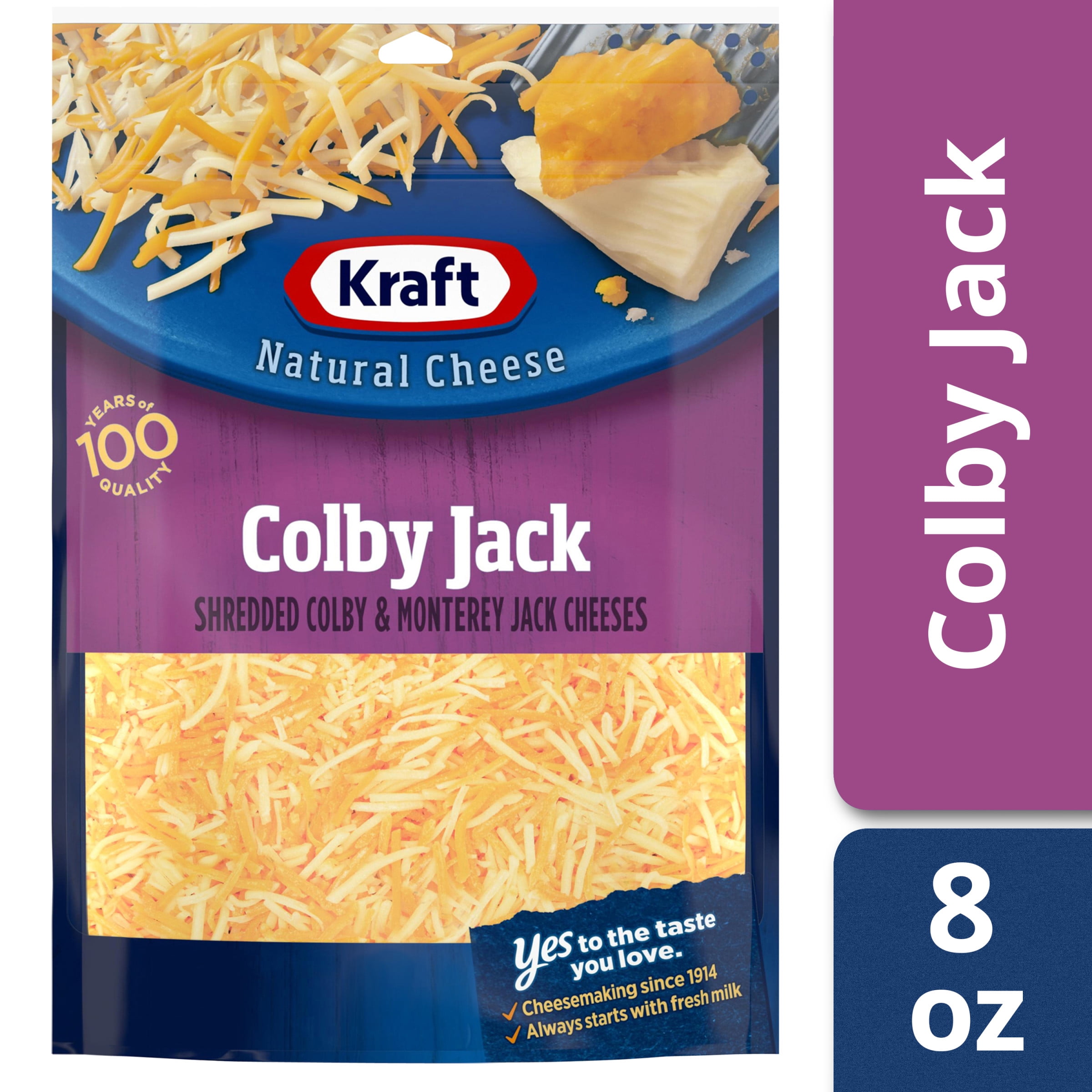 Kraft Colby Jack Shredded Cheese, 8 oz Bag