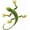 green, variant on Metal Iron Lizard Wall Art, 20X22cm Outdoor Garden Decor, Weatherproof Ornament For Yard Fence Patio Balcony, Hanging for SCULPTURE (Green)(green)