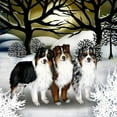 thumbnail image 2 of CafePress - Australian Shepherd Dogs Winter Sunset Mug - 11 oz Ceramic Mug - Novelty Coffee Tea Cup, 2 of 3