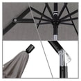 thumbnail image 4 of Parasol de Marché en Aluminium de 11 Pieds à Col Inclinable, DV, avec Passe-Partout, Noir/pacifica/violet, 4 of 6
