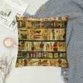 thumbnail image 2 of Autua Egyptian Art Graphic Decorative Cushion Throw Pillow Cover for Home Couch Living Room Bed Sofa Square High-Quality 1PC 12x12in, 2 of 5