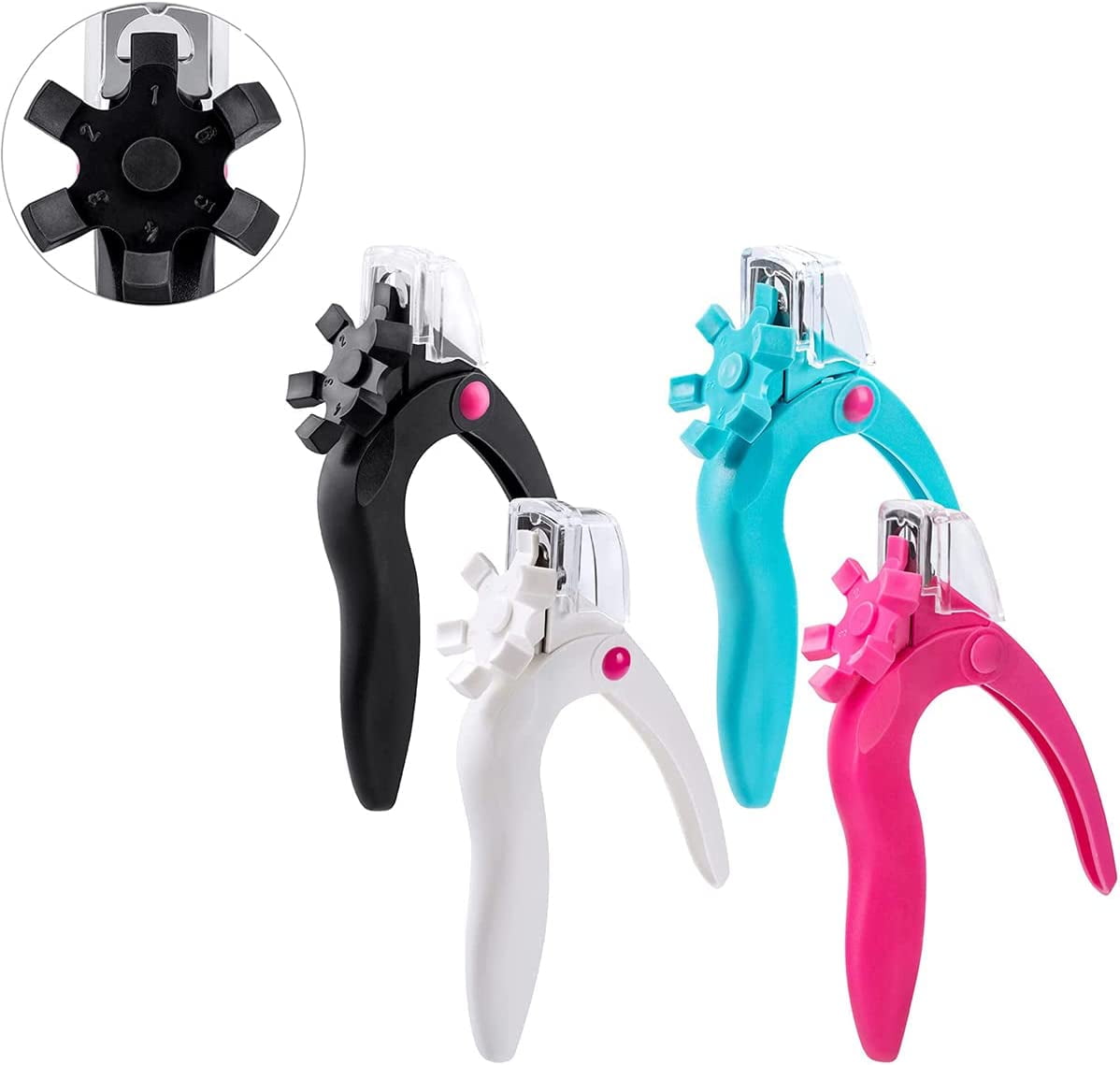 3 in 1 Acrylic Nail Clipper,Adjustable Stainless Steel Nail Tip Cutter