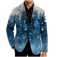 thumbnail image 4 of KeShDi Mens Winter Coats Men's Corduroy Print Ceremonial Dress Pocket Button Party Coat Blue XL, 4 of 8