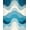 Blue White, Pattern 4, variant on ODIKA Ombre Wave Abstract Gradient Diagonal Ripple Flowing Stripe Bands for Home Office, Gaming Room, Under Desk, Non-Slip Chair-Friendly