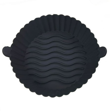 

Air Fryer Silicone Mat with Holder Reusable Air Fryer Oven Accessory