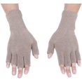 thumbnail image 1 of Unisex Warm Half Finger Stretchy Knit Fingerless Gloves, 1 of 3