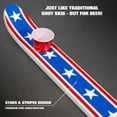 thumbnail image 3 of GoSports GoPong Slamski - Retro and Vintage Wood Design 4 Person Drinking Ski with 50 Plastic Shot Glasses Brewski - America, 3 of 7