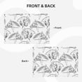 thumbnail image 3 of Placemats Set Of 4 / 6, Hand Drawn Line Cute Horse Placemats For Dining Table Indoor/Outdoors Heat Resistant Washable Placemats 18" X 12", 3 of 8