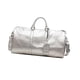 thumbnail image 3 of Bolsa de gimnasio deportiva, bolso de mano de piel sintética, correa de hombro ajustable, bolso de mano para adultos Plata, 3 of 9