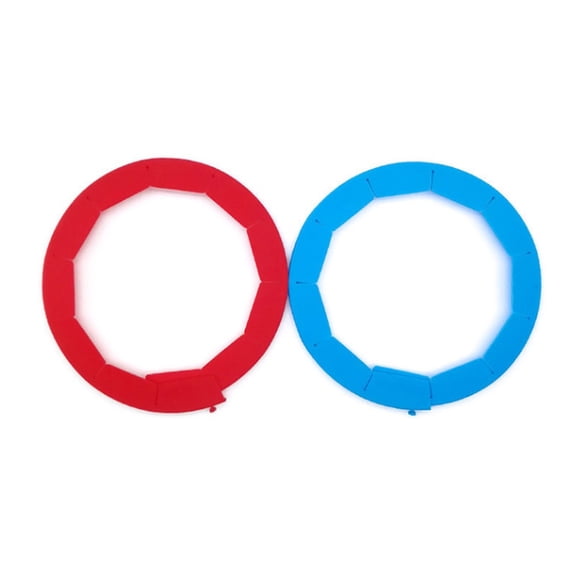 Sinyiin Heat Resistant Silicone Pizza Cover Protective Rings for Hot and Cold Food Highly Performances for Pie Bakery Use 2PCS