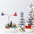 thumbnail image 3 of Inteprter Adorno navideño LED luminoso giratorio caja de música Navidad resina creativa artesanía Navidad luz caja de música Kits de decoración para fiestas No.2 Inteprter HA042032-02, 3 of 6