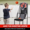 thumbnail image 3 of GoSports 2 in 1 Kids Basketball Toy Hoop & Football Toss Game Set -Indoor Outdoor Children Toy Hoop, 3 of 7