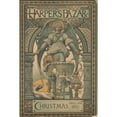 thumbnail image 2 of Luc-Olivier Merson 13x18 Gold Ornate Wood Frame and Double Matted Museum Art Print Titled - Harper's Bazaar, Christmas (1889.), 2 of 4