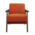 thumbnail image 2 of Lexicon Fauteuil d'Appoint en Velours Orange, 2 of 6