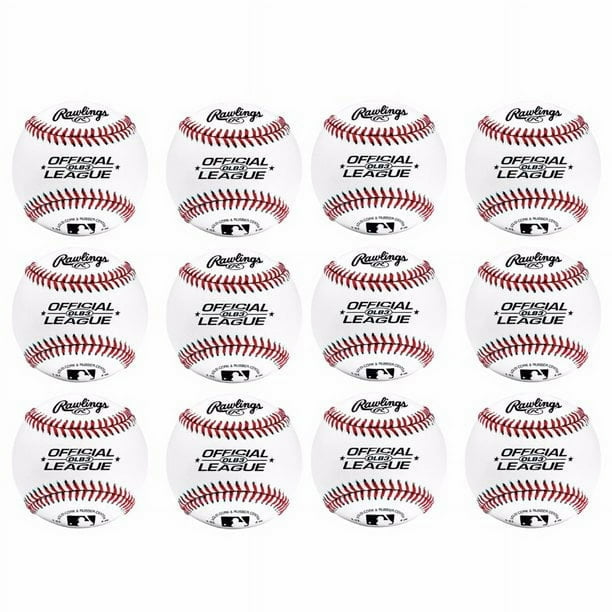 6 pack) Rawlings OLB3 Official League Recreational Use Baseball