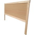 thumbnail image 4 of Cabecera Para Cama King Size Muebles GM Modelo Duela Pata Delgada Madera de Pino Color Natural Laca Transparente, 4 of 4