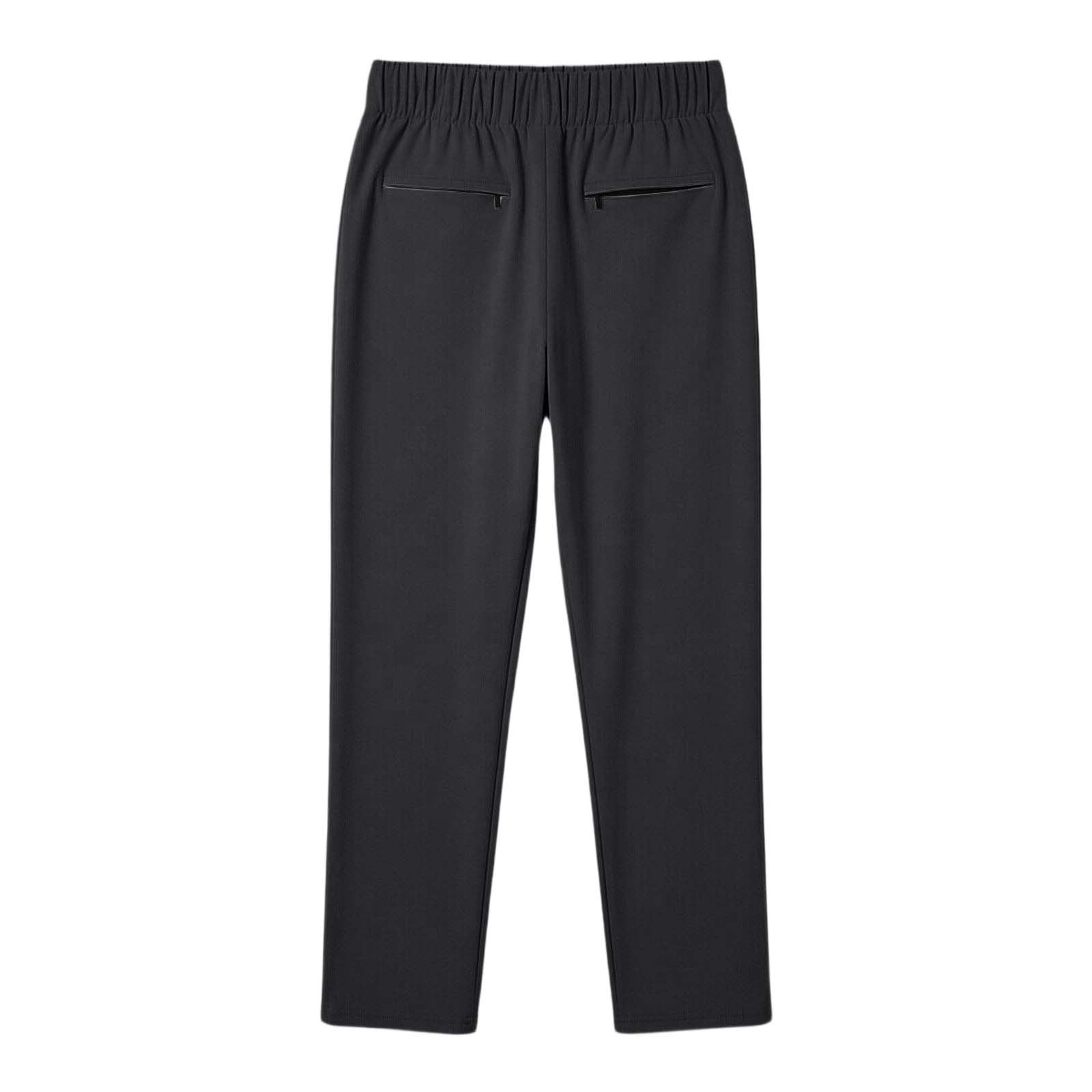 Women's Work Pants Stretchy 7/8 Ankle Dress Pants for Women Business Casual Tapered Slacks for Teacher, Golf, Travel Black XL