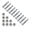 thumbnail image 2 of Mosiee Set Of 10 Shear Pins And Lock Nuts For Ariens 510015 51001500 And For Snapper 13865 709155 Compatible With Multiple Models, 2 of 9