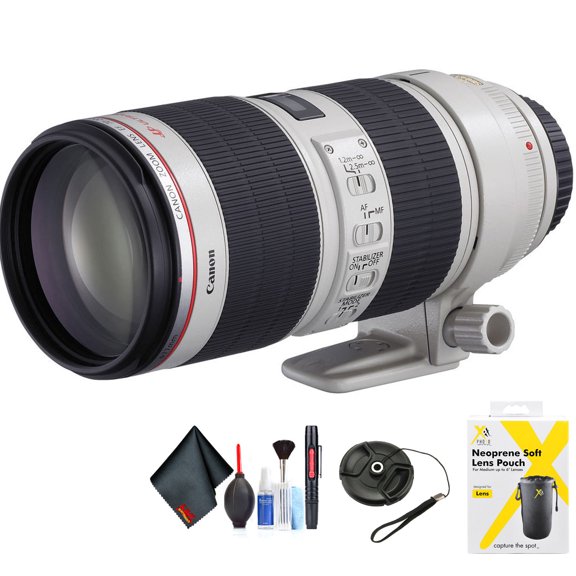 Canon EF 70-200mm f/4L is II USM Objectif pour Canon EF Monture + Accessoires (Modèle International avec Garantie de 2 Ans)
