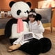 thumbnail image 2 of Bufanda gigante de 80-180cm, juguetes de peluche de Panda, abrigo de oso de piel de peluche, regalo de cumpleaños para niños, juguetes de San Valentín, animales exteriores suaves, 2 of 3