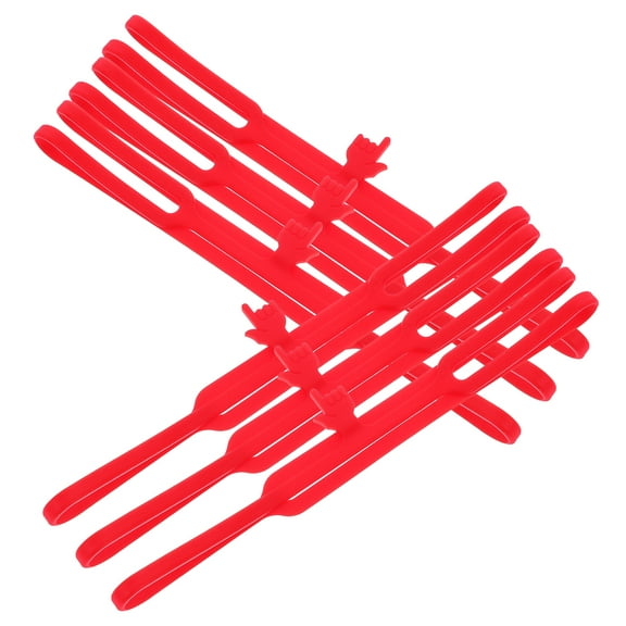 6 Pcs Silicone Bookmark Silicone Book Mark Back to School Bookmark Writing Markers Unique Bookmarks Book Elastic Band