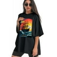 thumbnail image 3 of Plus Size Shirt for Women Black Tops for Women Short Sleeves Shirt for Women T Shirt Crewneck Shirt for Women XL, 3 of 5