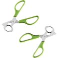 thumbnail image 1 of Coupe-œuf en Acier Inoxydable, Coupe-Oeuf, Coupe-Coquille d'Oeuf (2 Pcs Vert), 1 of 5