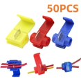 thumbnail image 2 of 10-50 piezas de conectores de cables y alambres Scotch Lock, conectores de empalme rápido, conectores de cable a presión, no destructivos, sin cables rotos, AWG22-18, 2 of 5