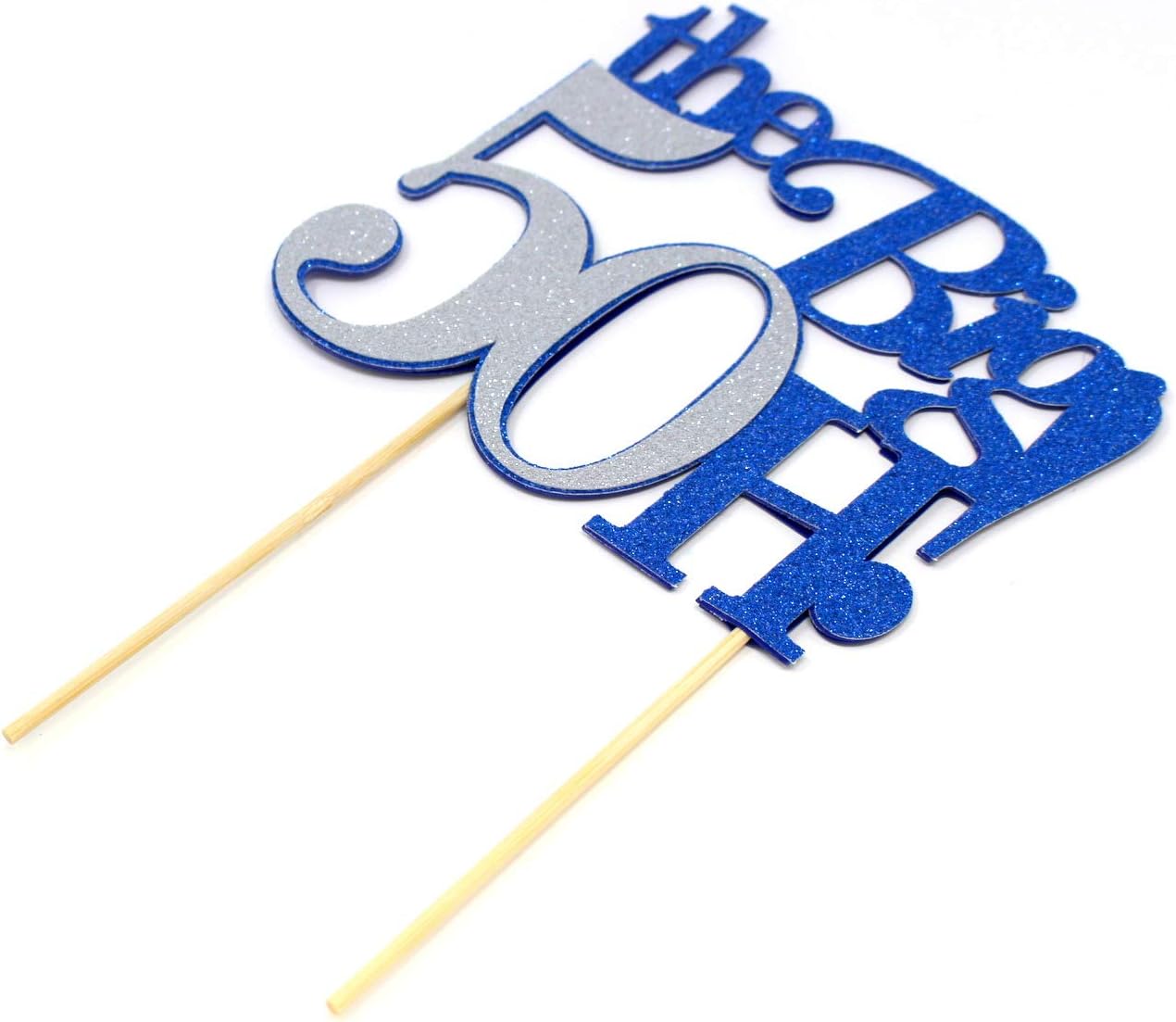 2pcs The Big 5oh! Cake Topper, 1pc, 50th Birthday Cake Topper, 50th 