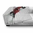 thumbnail image 3 of Cars Soft Flannel Fleece Throw Blanket, Formula Car on Speedway Championship Fast Performance Rally Strong Vehicle, Cozy Plush for Indoor and Outdoor Use, 50" x 60", Red Black Pale Grey, by Ambesonne, 3 of 6