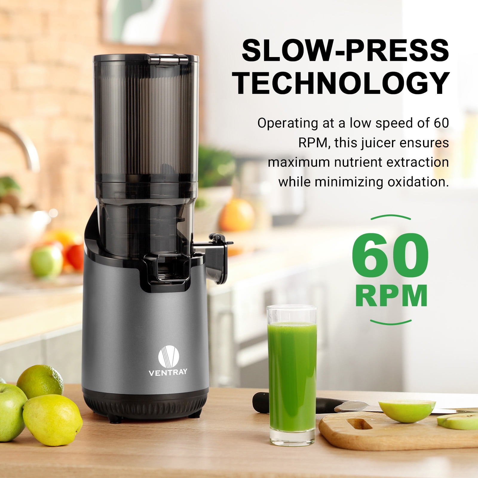 Ventray Slow Masticating Juicer - Thumbnail 2