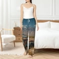 thumbnail image 6 of Lsque Deserted Classic Car Landscape Print Women's Pajama Pants, Lounge Pant - Comfortable Home Wear,Elastic Waistband, Stylish Design-Large, 6 of 9