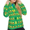 thumbnail image 4 of KLL Cartoon Fruit 1 for Womens Pullover Hoodie with Pocket Hooded Long Sleeve Shirts Sweatshirt for Women-Small, 4 of 7