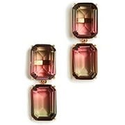 Kate Spade Geo Gems Pink Multi One Size Earrings WBRUH605673