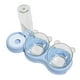 thumbnail image 2 of Juego de cuencos 3 en 1 para gatos, cuencos de comida húmeda y seca, cuencos de alimentación para mascotas de fácil limpieza Azul, 2 of 9