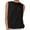 Z37-Black, variant on YUEHUA Women's Linen Blend Sleeveless Top, Rolled Neck Tank Blouse, Loose Fit Breathable Casual Summer Shirt for Office & Daily Wear