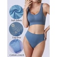 thumbnail image 4 of GaaiKei Thongs for Women Seamless Underwear Ladies No Show Panties 5 Pack, 4 of 6