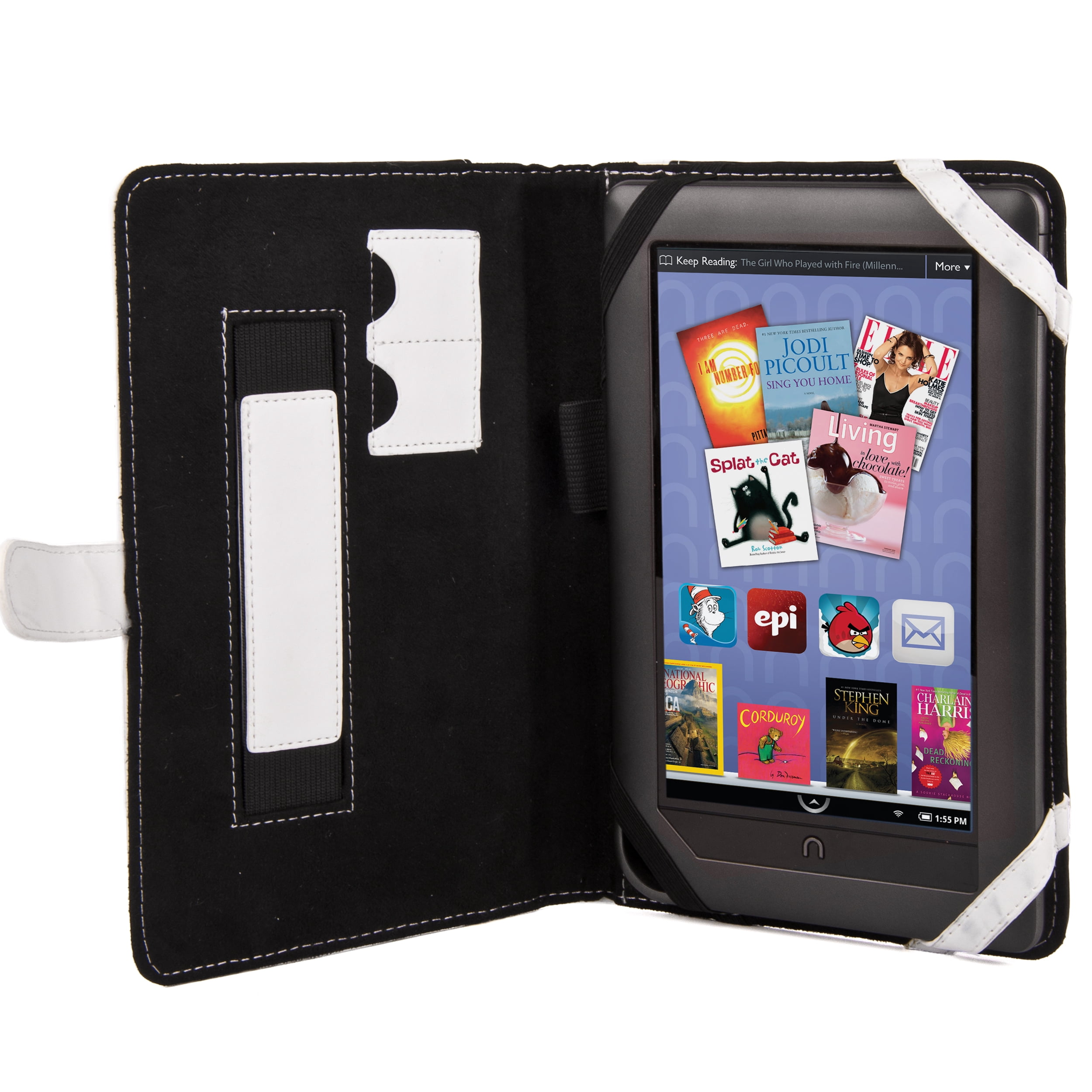 VANGODDY Premium Dauphine Portfolio Tablet Case fits Tablets 7" up to 7 x 5 Inches