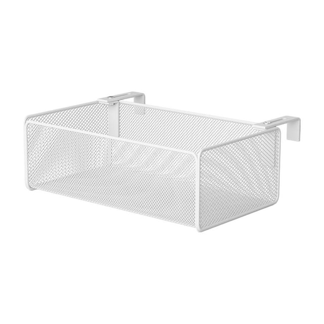 Estante para plantas de balcón, cesta de almacenamiento colgante, estante para litera, accesorios con Blanco