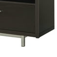 thumbnail image 3 of Benzara BM156198 23.5 x 60 x 15.5 in. Fabulously Designed TV Console with Chrome Legs, Brown, 3 of 5