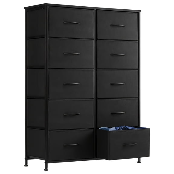 [Wood Storage Cabinet] 10 Independent Storage Unit Drawer Storage Box, Hard Wood Tabletop Clothing Storage Cabinet | Used for Storing, Organizing And Storing Various Types of Clothing, Bags