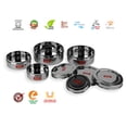 thumbnail image 3 of Set de contenedores de almacenamiento Sumeet de acero inoxidable 200-800 ml, 3 of 5