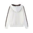 thumbnail image 4 of Innerwin Jogger Set Leopard Print Ladies Sweatsuits Jogging Hoodies Comfy 2 Piece Outfit White XS, 4 of 7