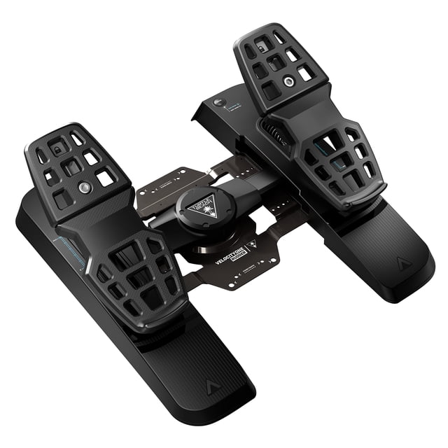Pedales de timón Turtle Beach VelocityOne universales negros