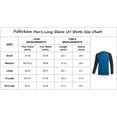 thumbnail image 6 of Weilanxin Long Sleeve Swim Shirts for Men Sun Protection Shirt Running Rashguard UPF 50+ UV Swimwear Athletic Workout Blue Size S, 6 of 7