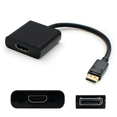 Add-onputer Peripherals L 8 in. Displayport Male To Hdmi Female Black Adapter Cable