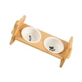 thumbnail image 4 of Cuencos elevados para comida de gatos, plato para gatos, cuencos para perros, platos de alimentación para mascotas, juego de cuencos para gatos en, 4 of 9