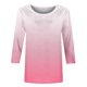 thumbnail image 1 of Awdenio - Camisetas de manga larga para mujer, estilo playero holgado, informal, con mangas 3/4, estampado de moda, cuello redondo, 1 of 5