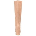 thumbnail image 4 of Journee Womens Tavia Wide Calf Block Heel Knee High Boots, 4 of 10